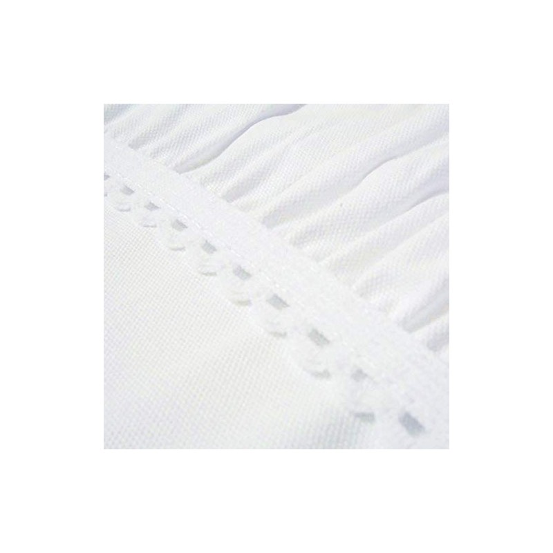 Muatsu Futon Compatible One-Touch Sheet Single WH Thick 100% Cotton