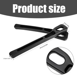 Chris.W 2 PCS Car Seat Gap Filler Organizer with Phone Holder, Universal EVA Car Gap Filler with 2 Storage Slots, Effectively Prevent Things from Falling Off, Applicable to Most Cars Models (Black)