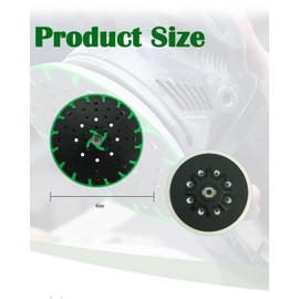 202463 Hard Sanding Pad 150mm Fit for Festool RO 150 FEQ Fusion-TEC-ST-STF D150 MJ2-FX-SW, 6" Sander Pads Backing Pad Replaces 202463