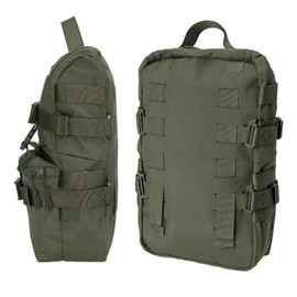 IDOGEAR SPORTS Tactical MOLLE Hydration Pack for 2L Water Bladder Reservoir Bag for Plate Carrier Outdoor Airsoft Paintball(Ranger Green)