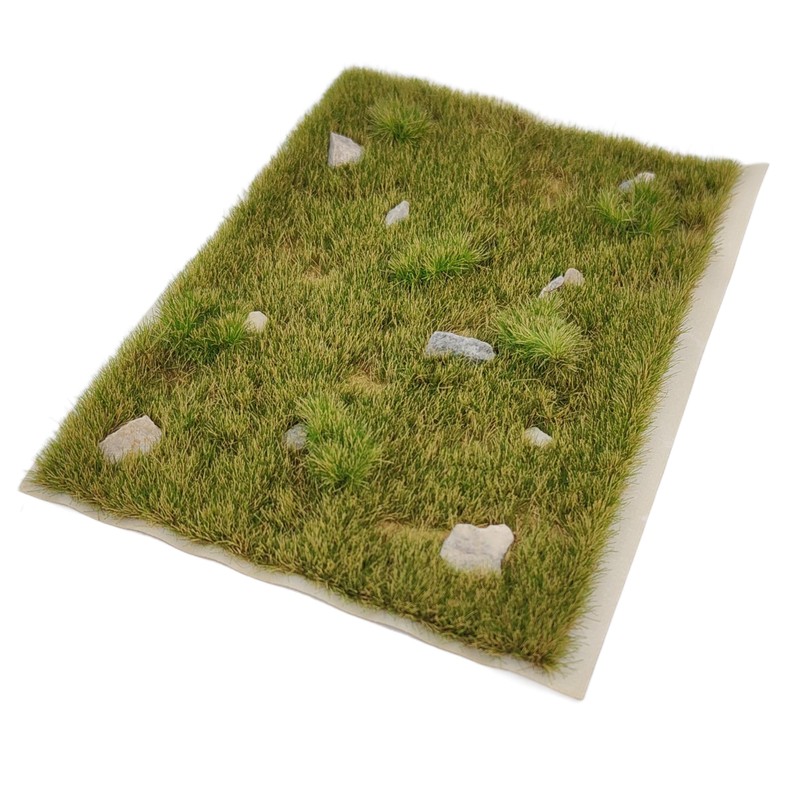 gdeplok Static Grass Mat 5.6 x 4 Inch – Realistic