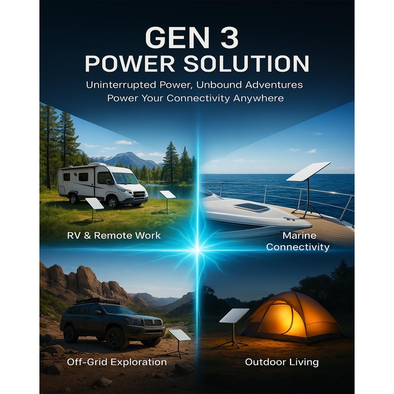 Starlink Gen 3 DC Power Converter: High-Efficiency & Ultra-Stable 12V/24V