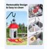 Hummingbird Feeder with Camera Solar Powered W/32G Card, AI Identify