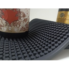 Premium Bar Mat 28in x 16in Strong Thick Durable and Stylish Service Bar Mat for Spills, Coffee, Bars, Restaurants, Counter Top Dish Drying Mat, Glass Drying Mat