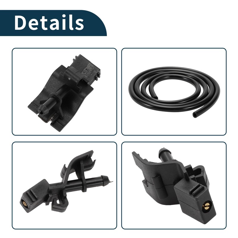 TUCKBOLD Toyota Camry 2007-2015 Wiper Nozzle No.8538112300 Front Black with