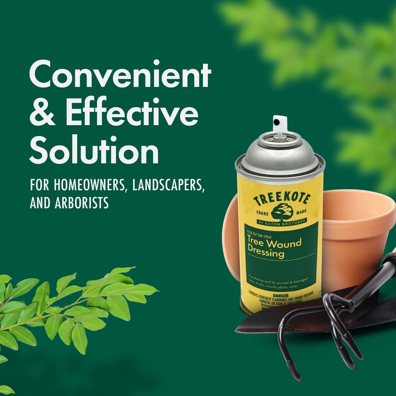 Treekote Tree Wound Dressing - 8 OZ Aerosol Pruning Sealer