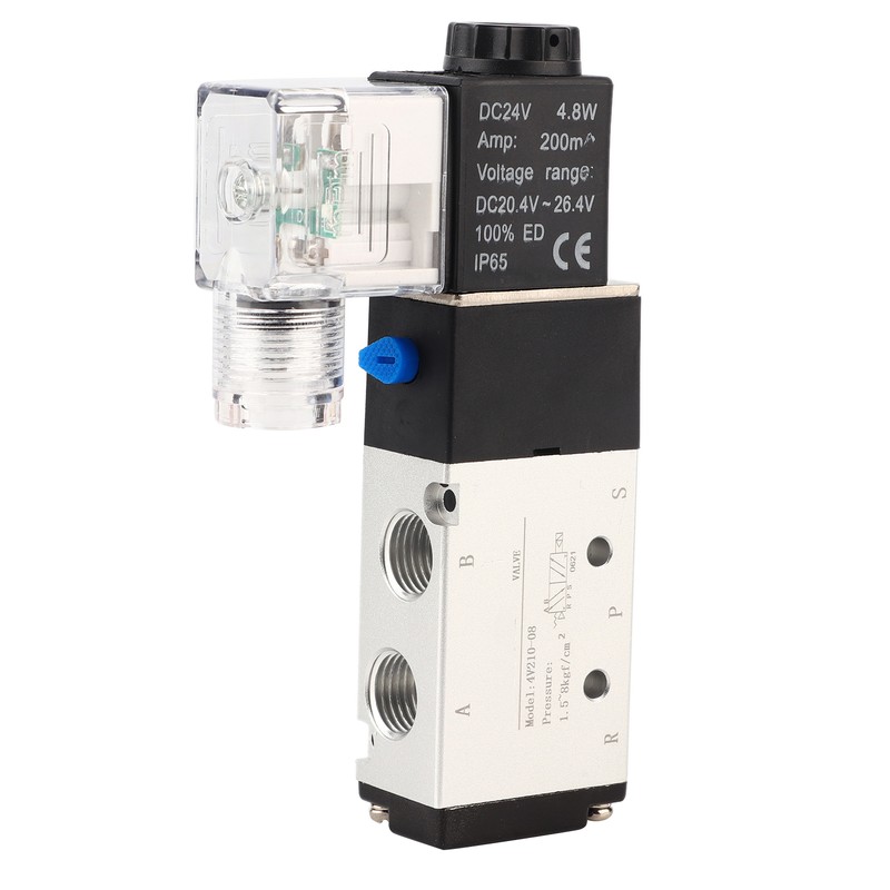 4V210-08 Solenoid Air Valve 2 Position 5 Port Pneumatic Control