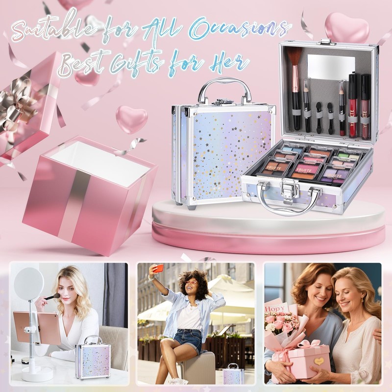 Beginner Makeup Set for Teen Girl Women, Makeup Present for