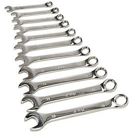 Foy 140461 Juego de llaves combinadas pulido espejo métricas, 12 puntas, 11 piezas