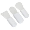 Coufce 3PCS Face Mask Applicator Brushes White Soft Silicone Makeup