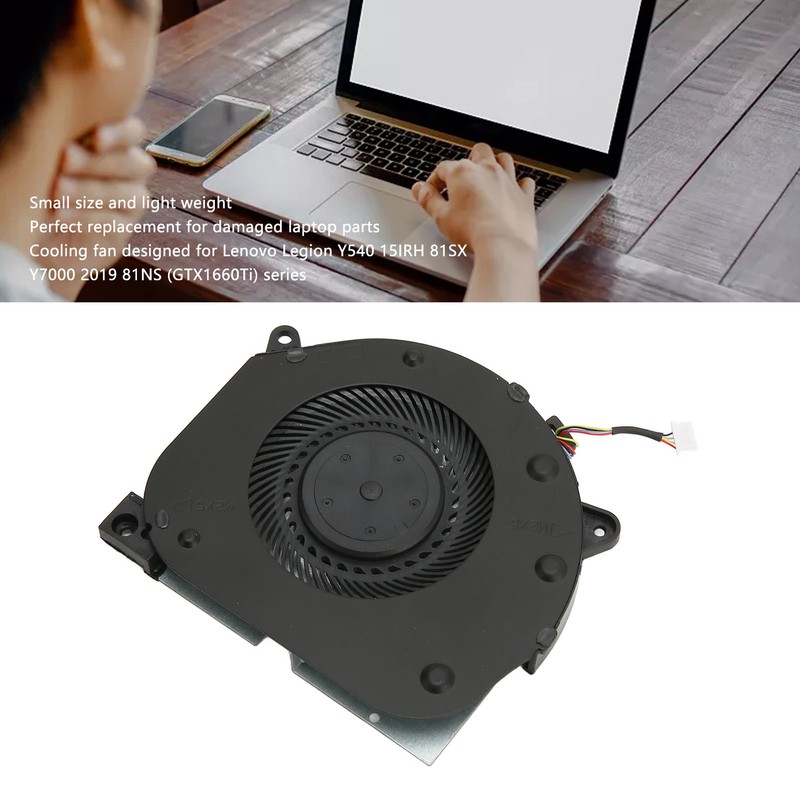 Laptop Cooling Fan Replacement 4 Pin Power Connector For Lenovo