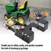 Universal Trash Can Coupler to Hook Multiple Wheeled Trash Containers