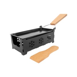 Cosy & Trendy 2 Person Stainless Steel Rectangular Raclette Tool with 1 Spatula