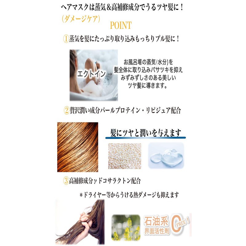 Salon Lady Adherent Glossy Clay Hair Mask, Treatment, Floral Musk