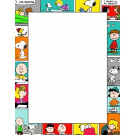 Eureka Peanuts Comic Blocks Computer Paper, Package of 50 Sheets (812112)