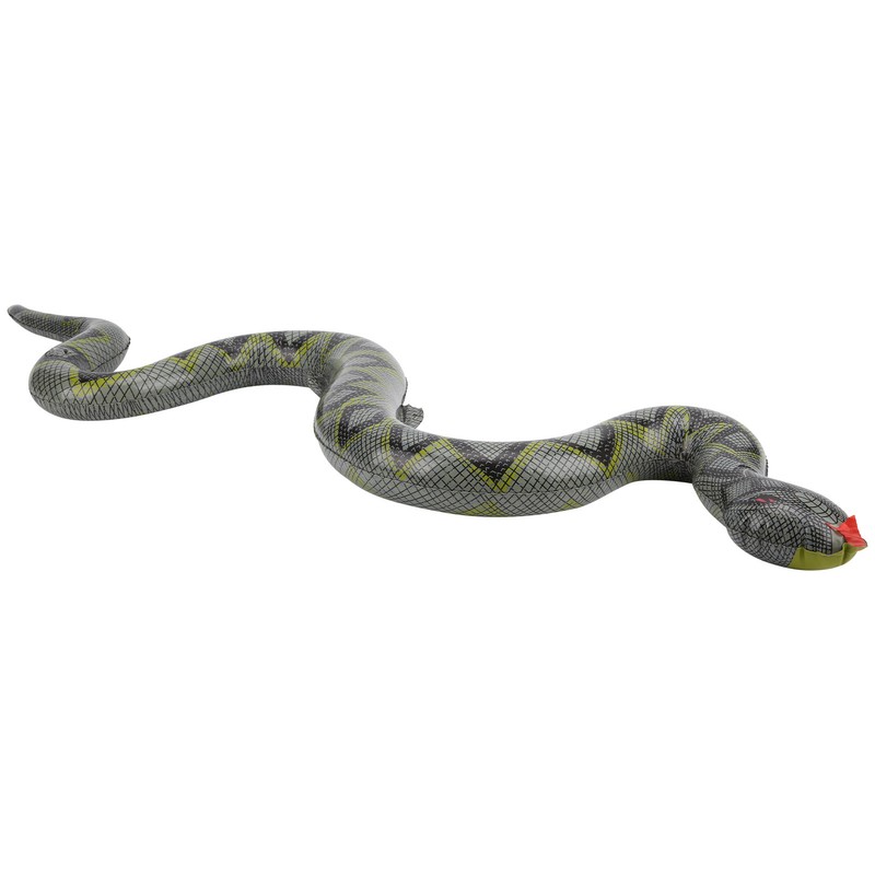 10pcs Inflatable Snakes Toy Scary Snake for Garden Farm Swimming