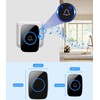 Waterproof Wireless Doorbell Kit, 300m Wireless Range Front Doorbell with
