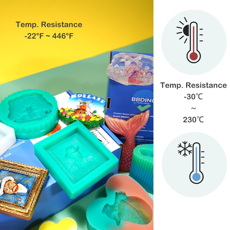 BBDINO Silicone Mold Making Kit, Super Elastic Liquid Silicone for