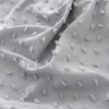 Tufted Dot Bed Skirt Queen Size Ruffled Bed Skirt with