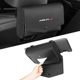 Aqua GR Sport Dedicated Tissue Case Car Use Box Tissue Compatible AQUA GR SPORT Dedicated Logo Thickness 7CM Car Tissue Cover Aqua GR Sport Grade Compatible Sun Visor Headrest Size Tissue Box PU