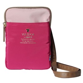 Mozu VS-0341 VS-0341 VS-0341 Smartphone Wallet, Shoulder Bag, Pouch, Zipper, Shoulder Bag, Cross-body Design, Lightweight, Vertical, Elk, Scandinavia, VS-0341 VASKA by Criminal, Pink