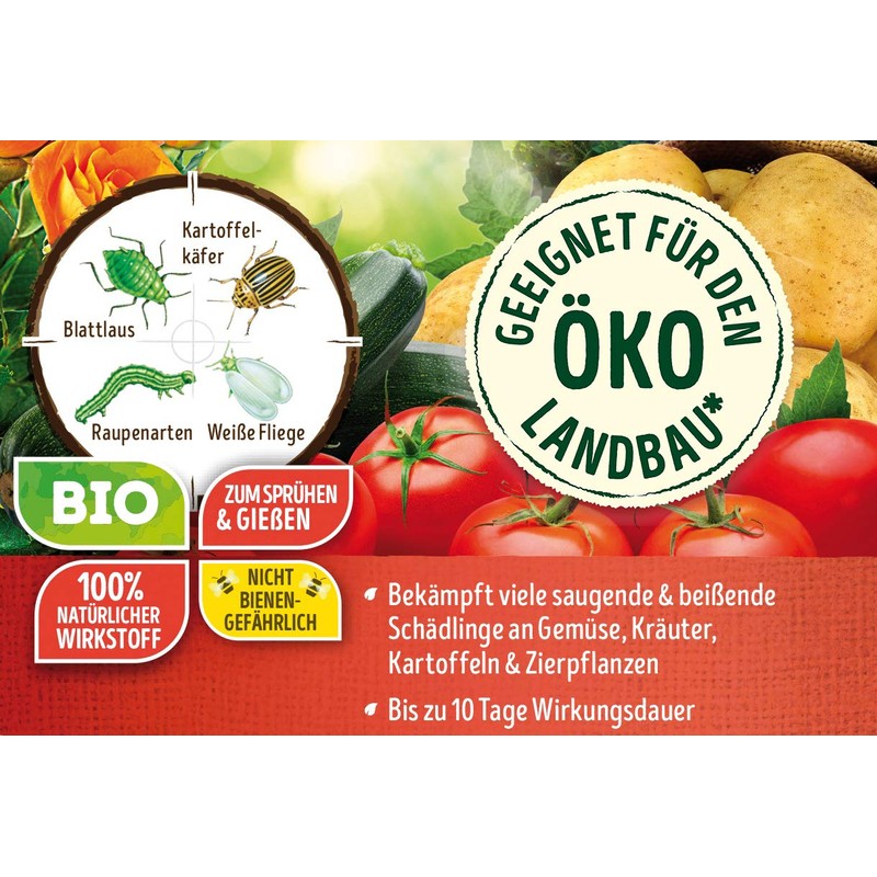 7004 Naturen Schädlingsfrei Neem Bio - 4 x 7.5 ml