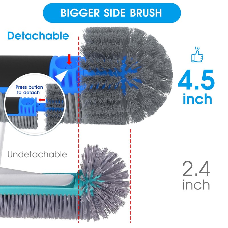 TidyMister 20'' 2 in 1 Pool Brush Head Cobweb Duster