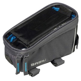 Basil Unisex – Adult's Rahmentasche-2179225320 Frame Pockets, Graphite, 1 L