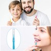 100 piezas de cepillos para limpiador, cepillo interdental, palillo de