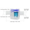 Three-safe check valve for air conditioning condensate, backflow and odour