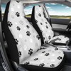 Car Seat Cover Dog Paw Print Front for Cars, Easy