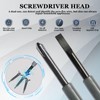 2-in-1 Screwdriver with Strong Torque and Magnet, 2 Pieces Voltage