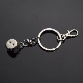 Unbranded Dice Keychain Swivel Keyring Metal Zinc Alloy Car Bag Key Holder Men Gift
