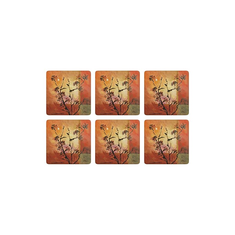 Plymouth Pottery - Sunset Coasters - Set of 6