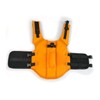 GabeFish Shark Life Jackets for Dogs, Blue, Orange, Swimwear for