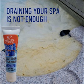 Waters Choice Clean & Drain Spa Purge and Jetted Tub Cleaner– Removes Pipe and Jet Line Build-Up for Clear Water in Hot Tubs, Whirlpool Tubs, and Swim Spas