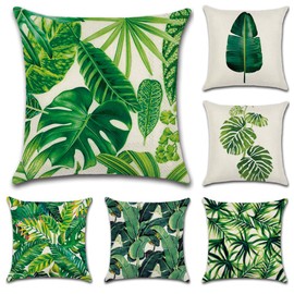 JOTOM Kissenbezug Kissenhülle Dekokissen Fall Sofa Auto Kissenbezüge Home Bed Decor 45 x 45 cm 6er Set