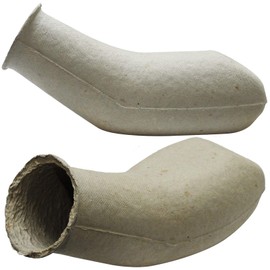 800ml Disposable Cardboard Pulp Maceraterable Male Urine Urinal Bottle - 2 Urinals