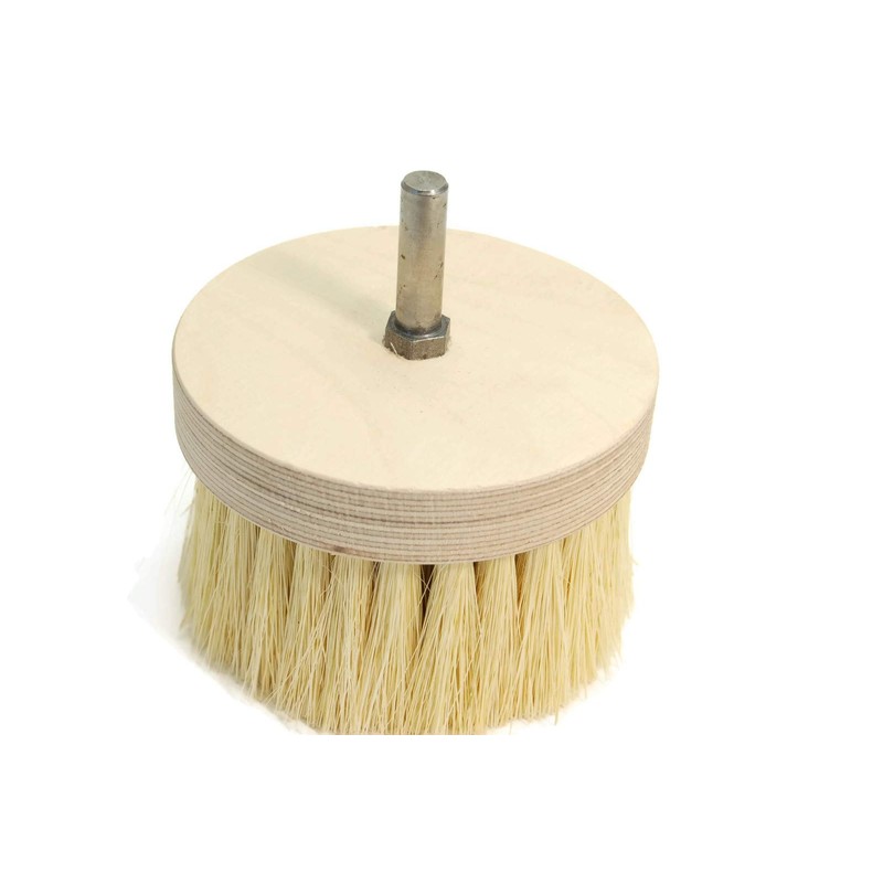 Burnish and Buff Drill Brush - by Rogue River Tools.