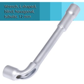 AERZETIX – C68536 – Unlocked Pipe Wrench 12 mm with Hex 150 x 38 x 18 mm - Car Accessories for Solving Tightening Mounting - Silver