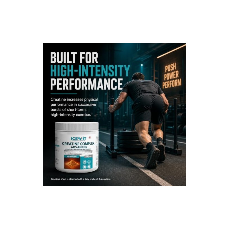 Creatine Complex Powder, Raspberry & Blueberry, 500 g, 71 Servings