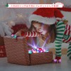 DERAYEE Christmas Luminous Rings Ornaments Pack of 25 Random Shipping,
