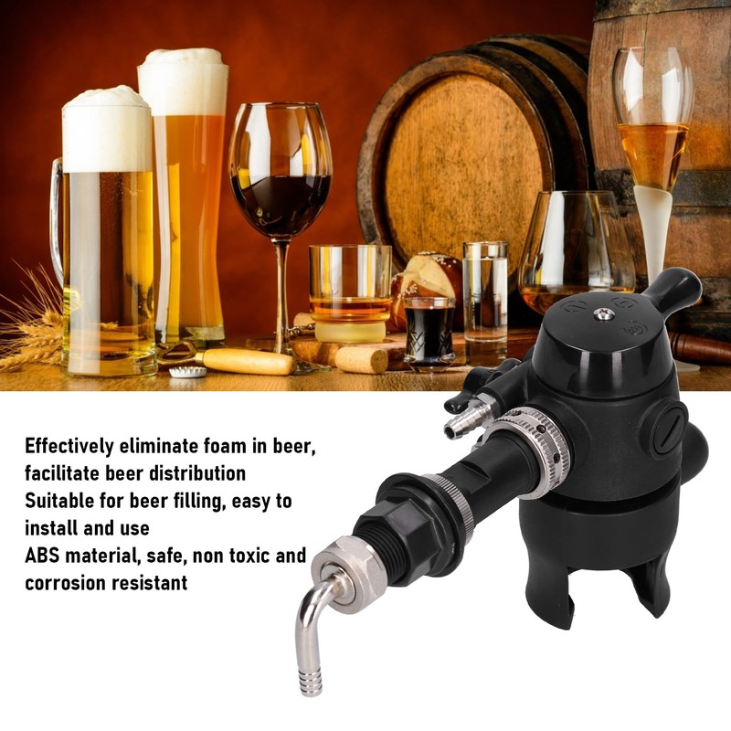 Craft Beer Defoaming Tap Device Set Beer Bottle Filling Faucet