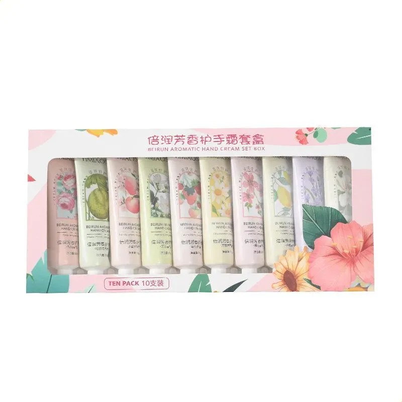 Crema De Manos Hidratante Nutritiva 10 Aromas Portátil Set