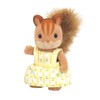 Girl of Sylvanian Families doll walnut walnut squirrel squirrel family