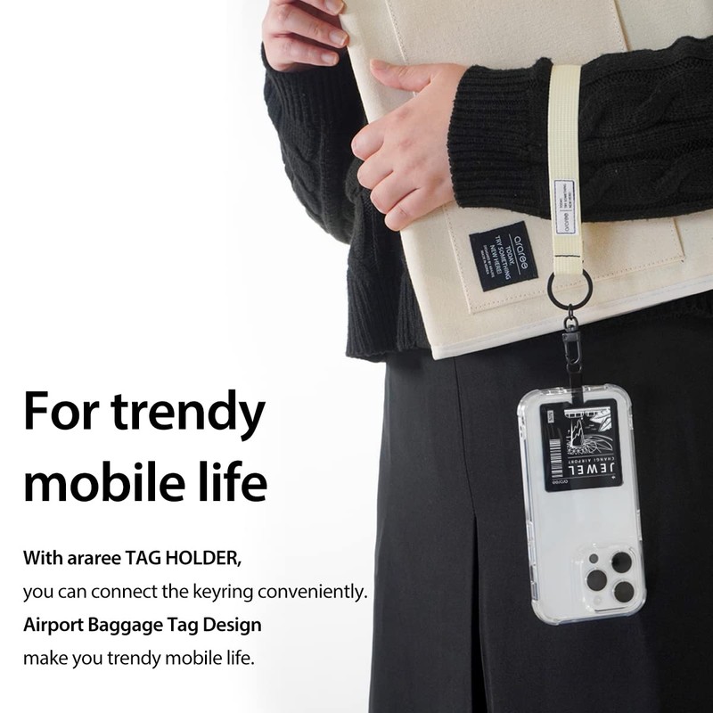 araree Travel More, Phone Lanyard Part for Phone Strap, Universal