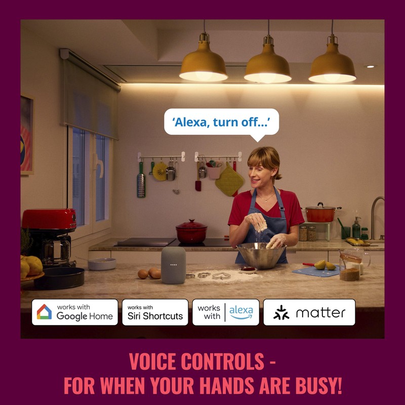 WiZ Wi-Fi Smart Plug, Type G, 230V, 50Hz, Easy Setup,