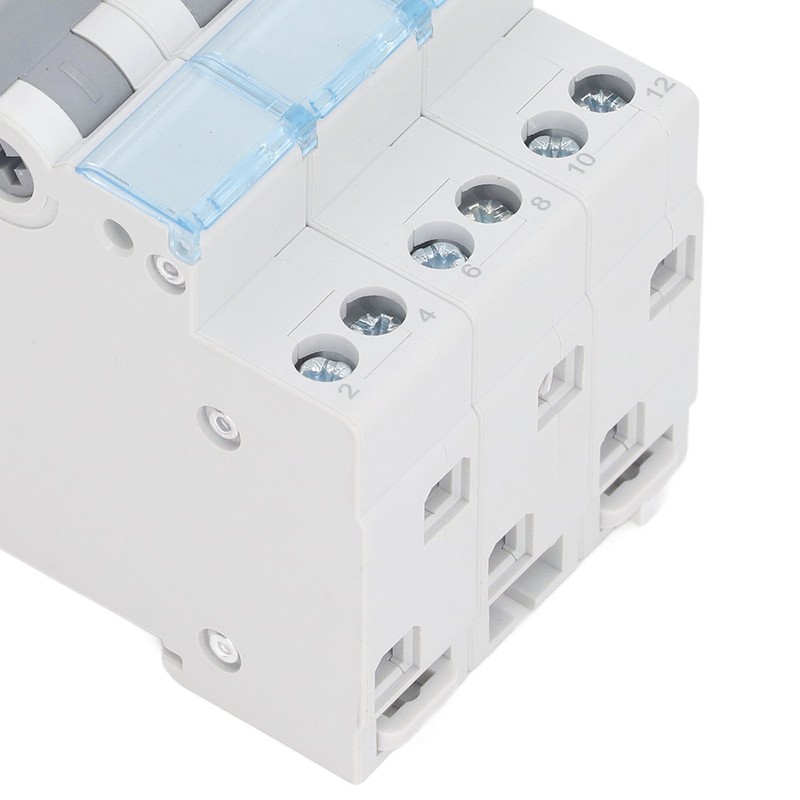 Dual Power Manual Transfer Switch DIN Rail Mount 3P Interlock