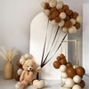 Brown Balloons,12 Inch Retro Brown Sand White Cocoa Coffee Apricot