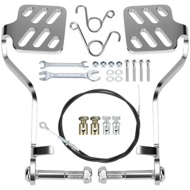 CILOYU Go Kart Pedals Kit with Brake Pedal and Throttle Pedal Replacement for Predator 212 196cc 6.5hp Yerf Dog Manco Kandi Carter Azusa Go Kart Cart Parts 71" Go Kart Throttle Cable